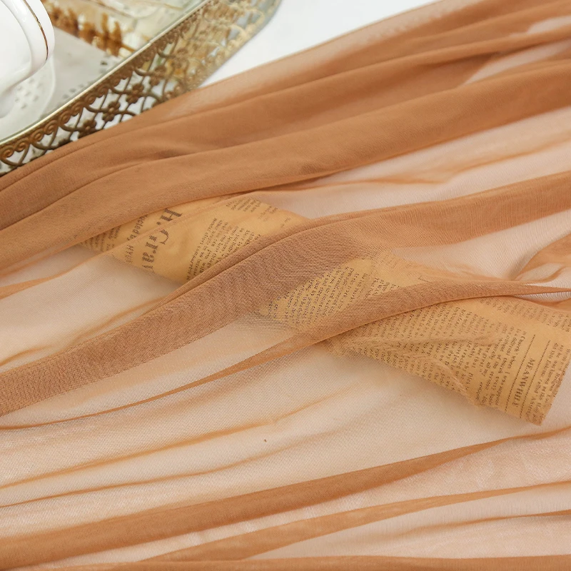 Crystal Mesh Fabric - 150 × 100 センチメートル高弾性パワーメッシュ生地縫製ブライダルドレス裏地ダンスドレス DIY 底入れダンスチュールメッシュ生地