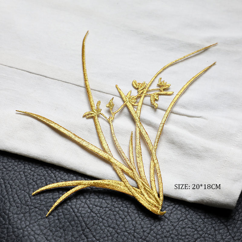 刺embroideredのシックなコスチュームパッチ,熱接着 - Applique Patch Flower のレビューと価格