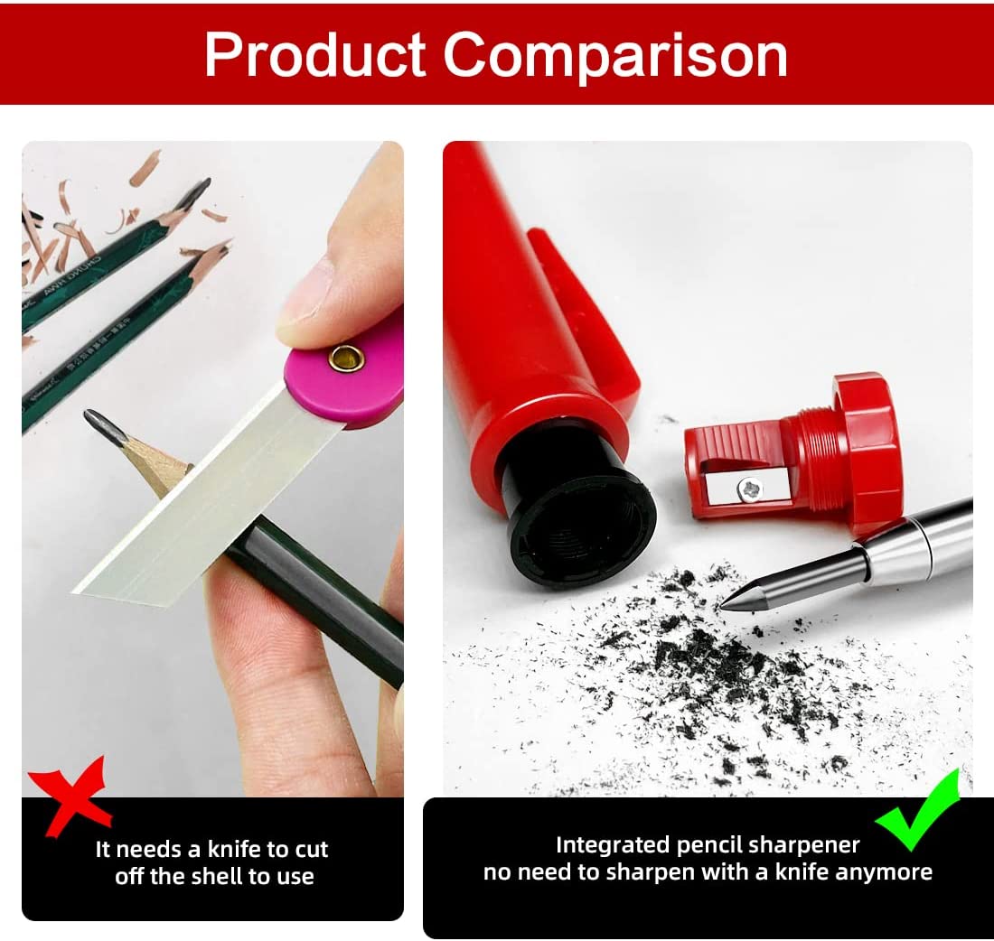 木工工具用の頑丈な交換用鉛筆,3色あり,建設用のスペアツール - Staedtler Pencil Lumocolor のレビューと価格
